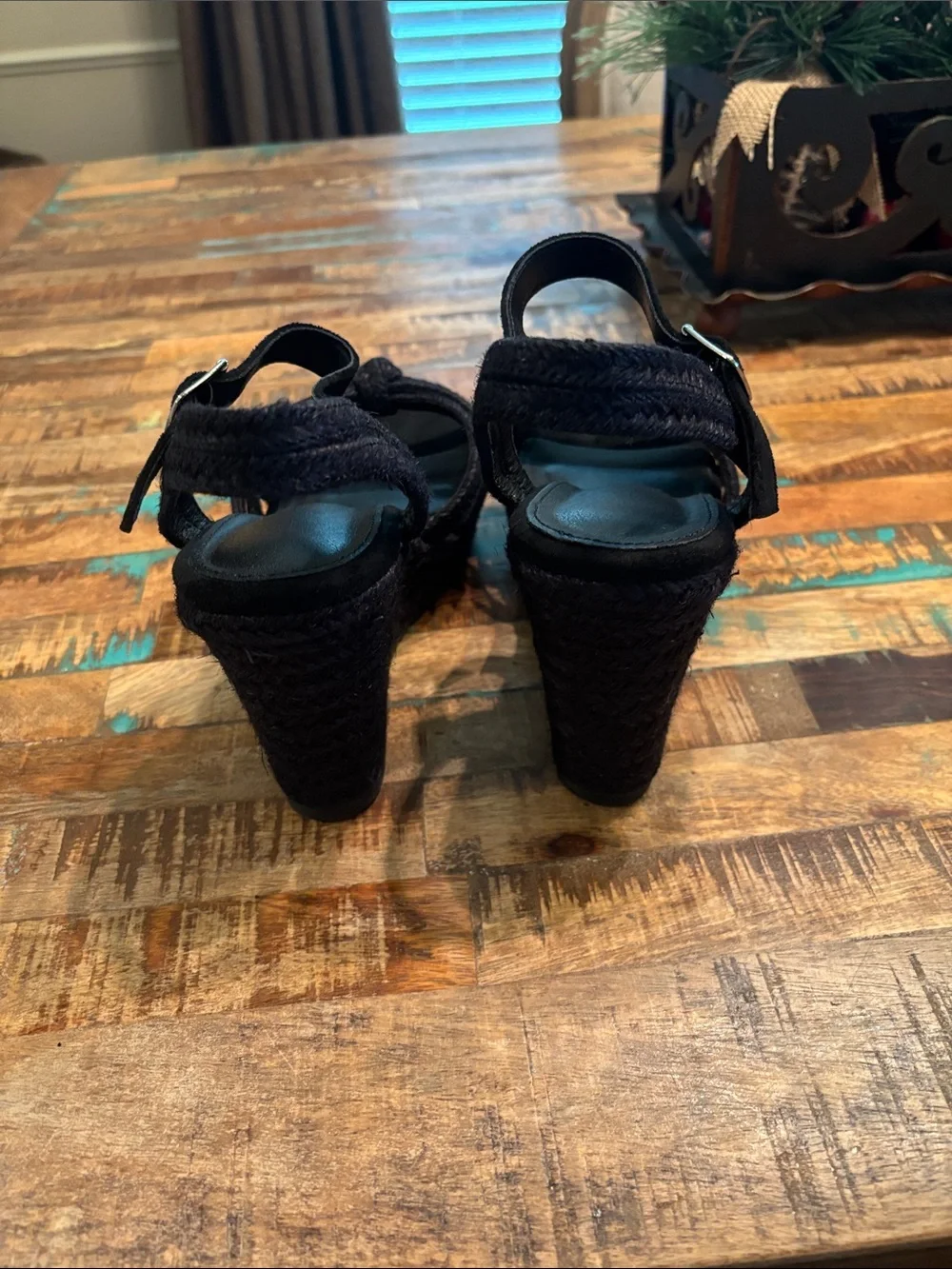 Woman’s Size 8 Black Espadrille’s Amazon